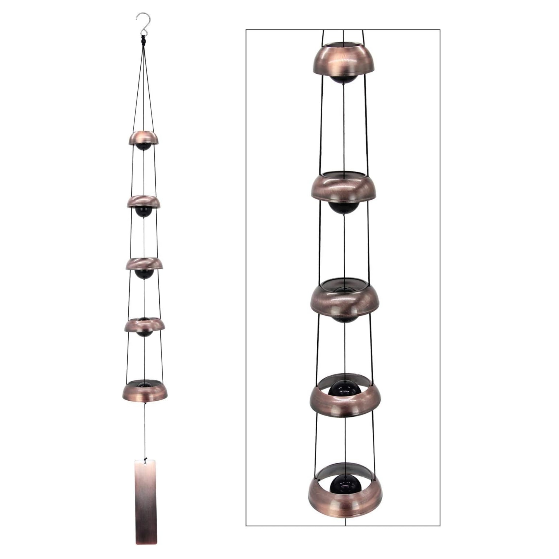 Multi-Tiered Zen Wind Chime: Deep Resonance Copper Bells for Peace, Protection and Harmony