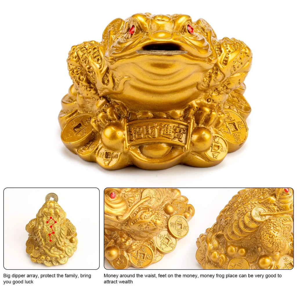 Golden Money Frog - Attracting Wealth, Abundance, and Business Prosperity