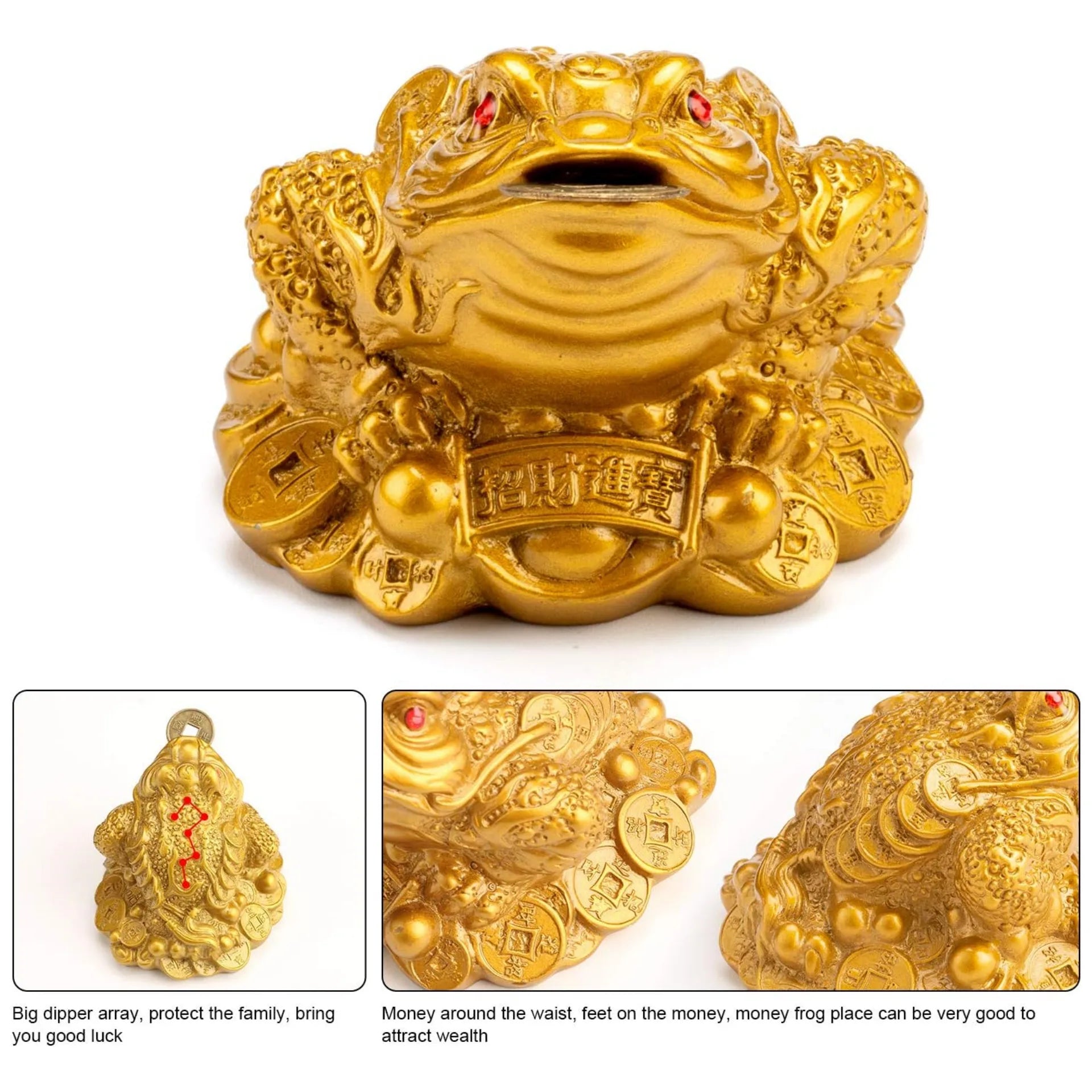 Golden Money Frog - Attracting Wealth, Abundance, and Business Prosperity
