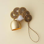 Feng Shui Wind Chime -Traditional Brass Bell for Wealth and Protection