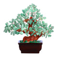 Aura Green Aventurine Crystal Tree - Abundance and Career Growth