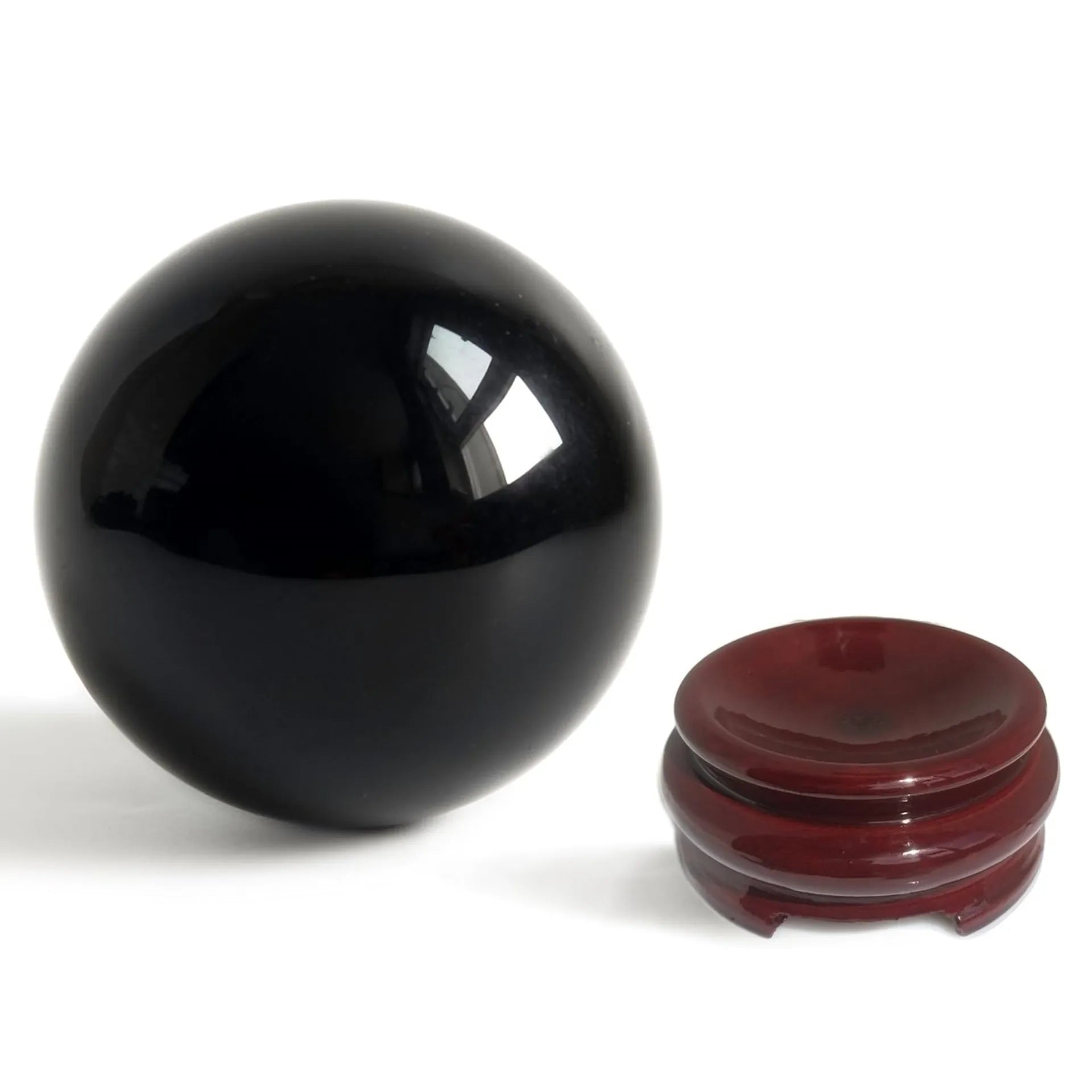 Zenith Obsidian Crystal Sphere - Shield for Protection and Negative Energy Detox