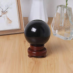 Zenith Obsidian Crystal Sphere - Shield for Protection and Negative Energy Detox