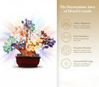 Aura Seven Chakra Crystal Tree: Harmony and All-Chakra Balance